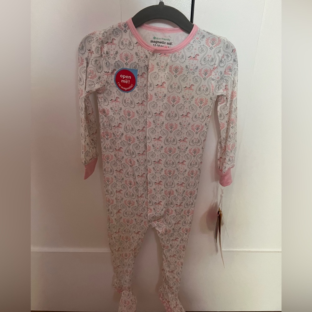 Magnetic me onesie pajamas 12-18 month